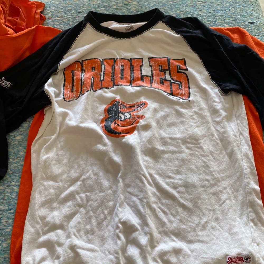 Baltimore orioles 3/4 sleeve